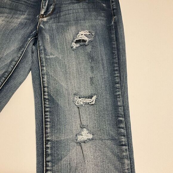 Vintage Bongo Jeans. 5. Distressed straight leg - Picture 7 of 9